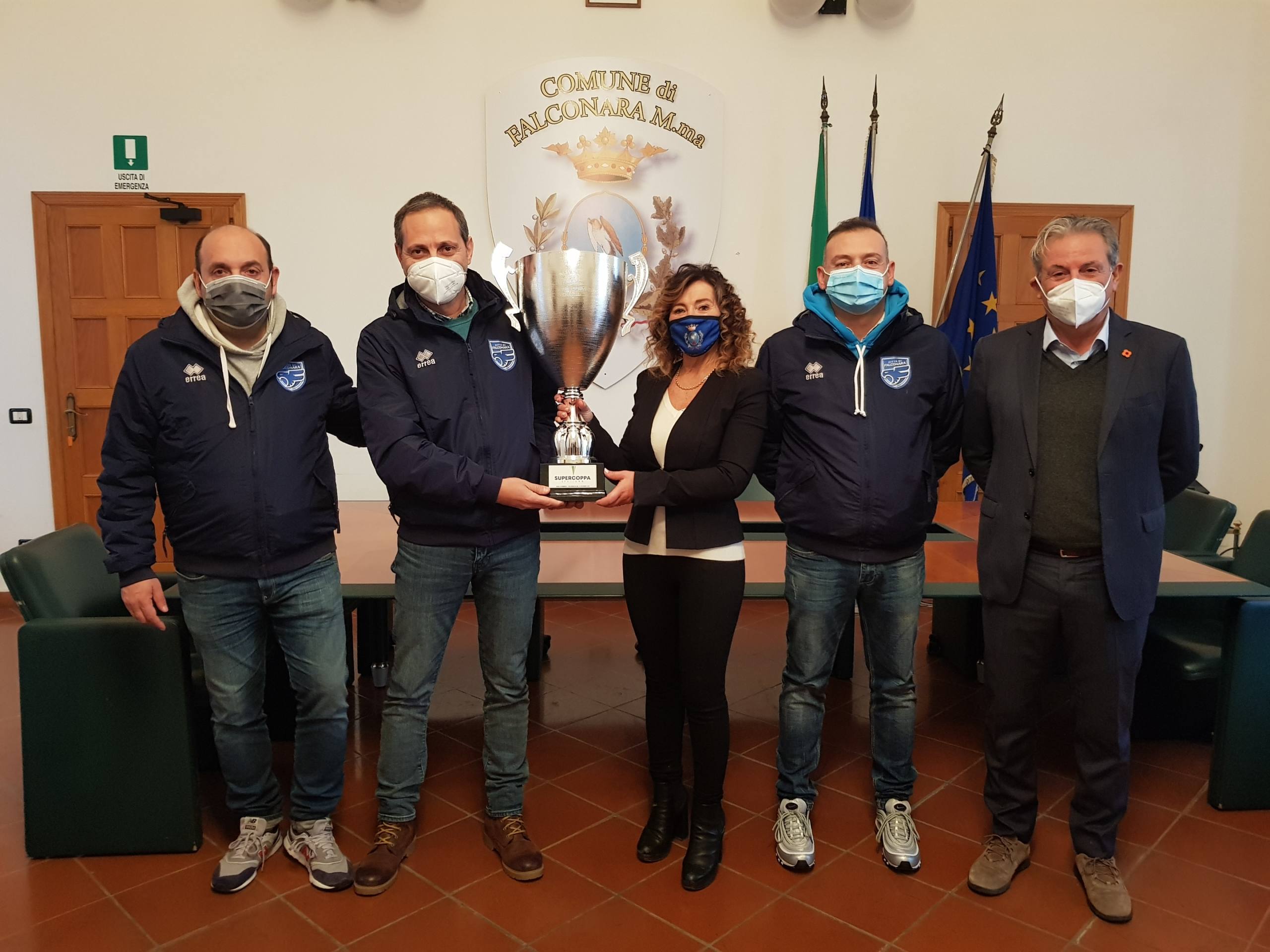 I Complimenti Del Sindaco Al Falconara Dopo La Vittoria Della