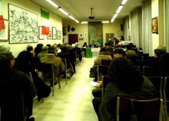 Un momento dell'inaugurazione dell'Università degli adulti a Sassoferrato