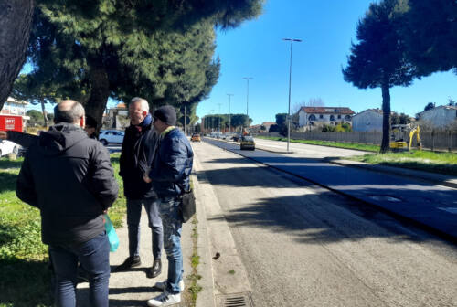 Civitanova, iniziati i lavori di asfaltatura in via Verga