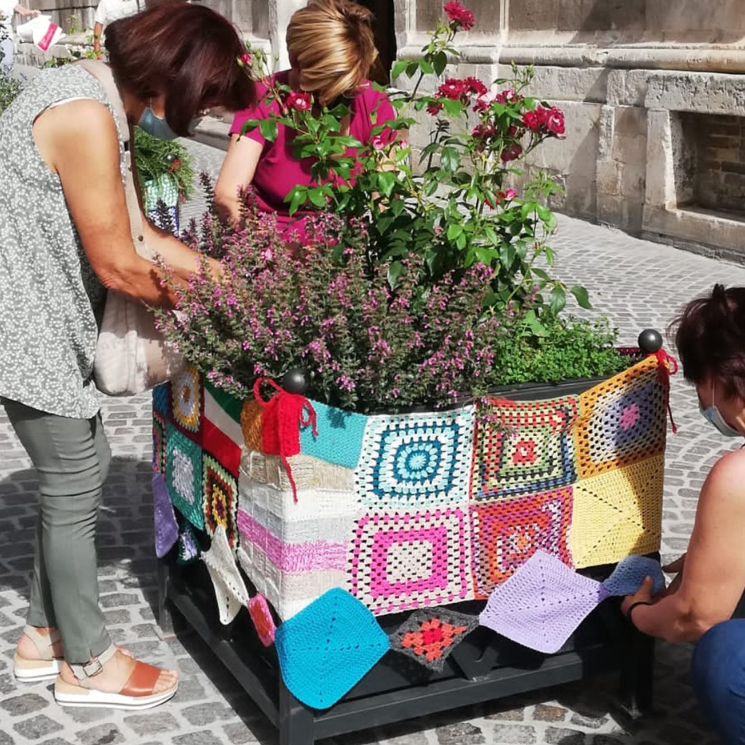 L'iniziativa in piazza a Osimo