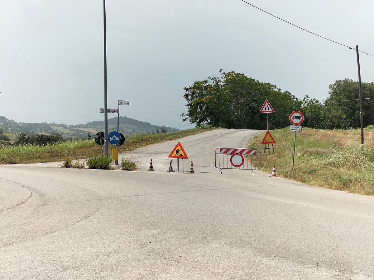 Il cantiere di via San Biagio a Osimo