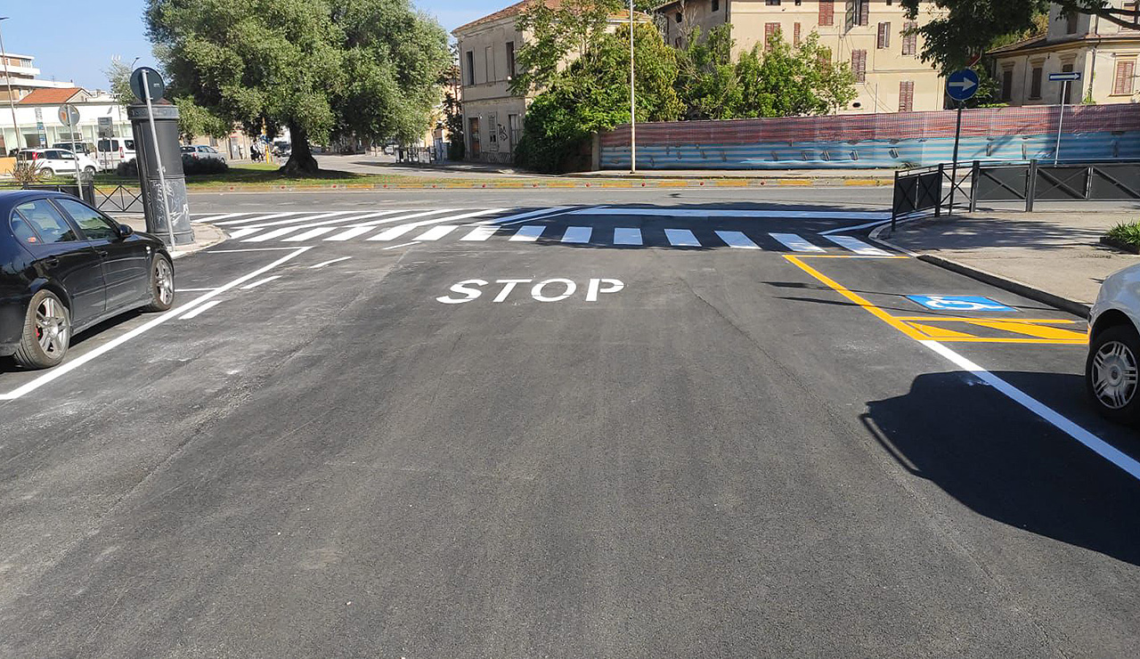 Senigallia, conclusi i lavori pubblici in via Chiostergi