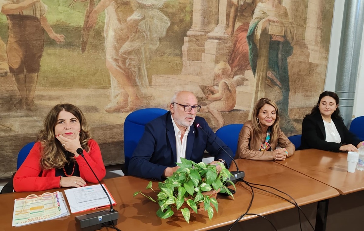 La conferenza a Camerano: da sinistra Mori, Mercante, Salvucci e Bonfigli