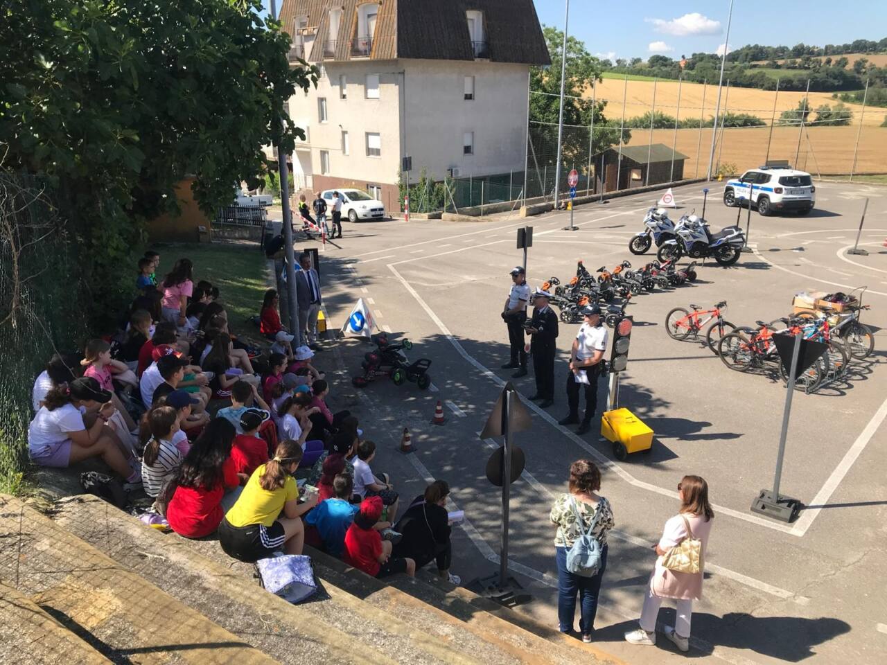 L'evento alla pista "Scarponi" di Castelfidardo