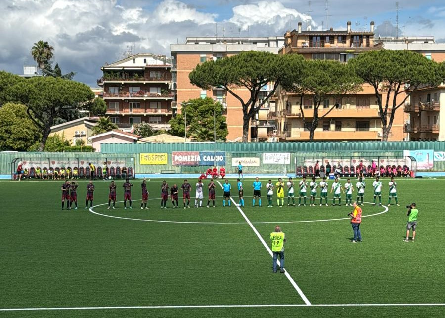 UniPomezia - Castelfidardo, foto presa dal profilo Facebook dei biancoverdi