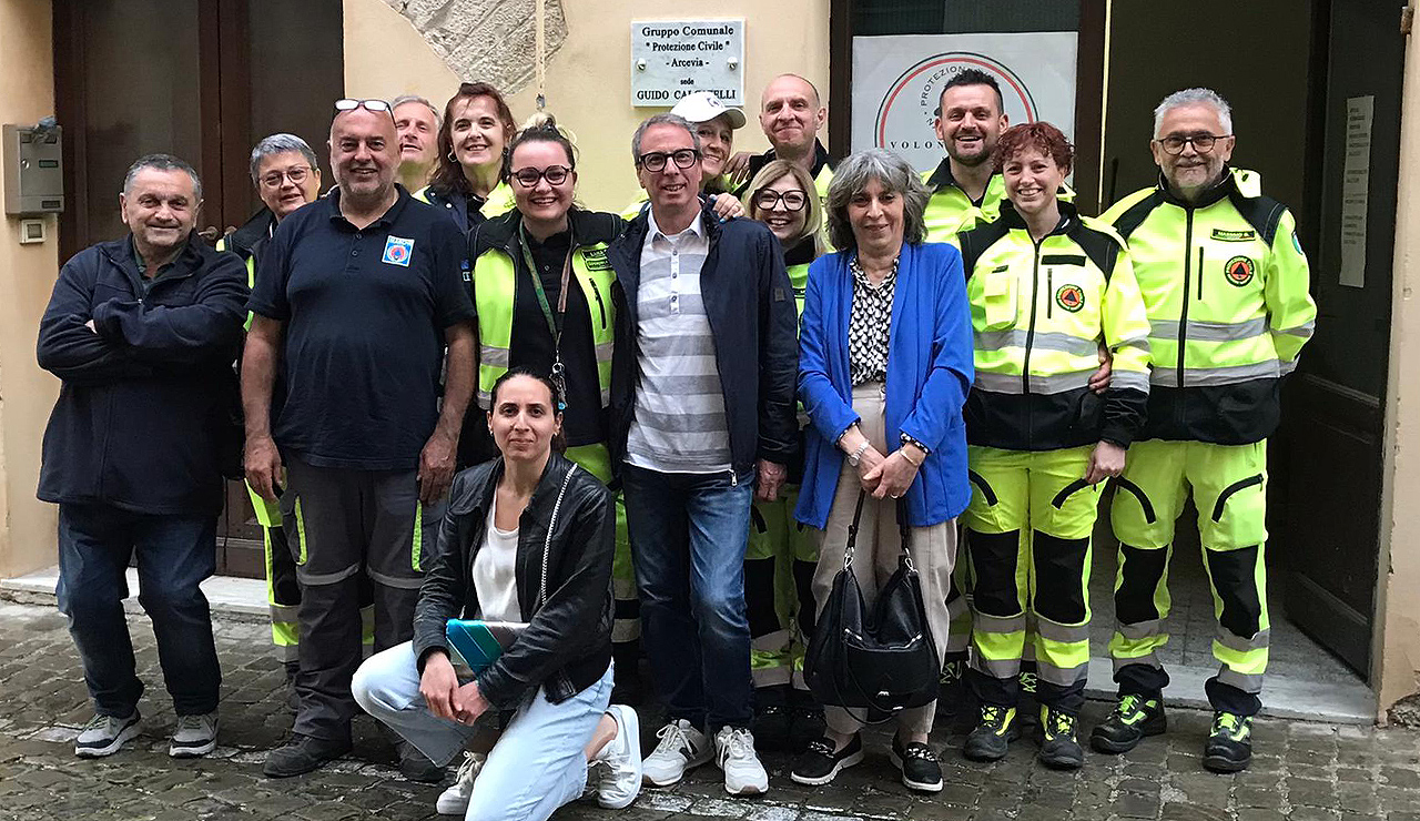 Intitolata a Guido Calcatelli la sede del gruppo comunale di protezione civile di Arcevia