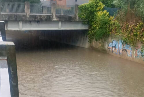 Intensa pioggia a Senigallia, chiusi e poi riaperti diversi sottopassi