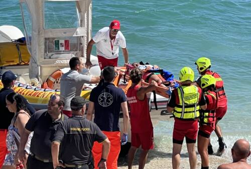 Ancona: incidente sul sentiero di Mezzavalle, spettacolare il soccorso