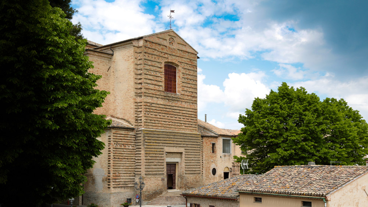 La chiesa collegiata di san Francesco a Corinaldo