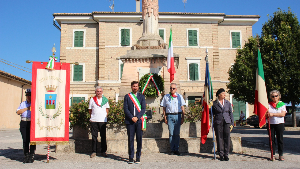 Celebrato a Castel Colonna di Trecastelli l'80° anniversario della Liberazione