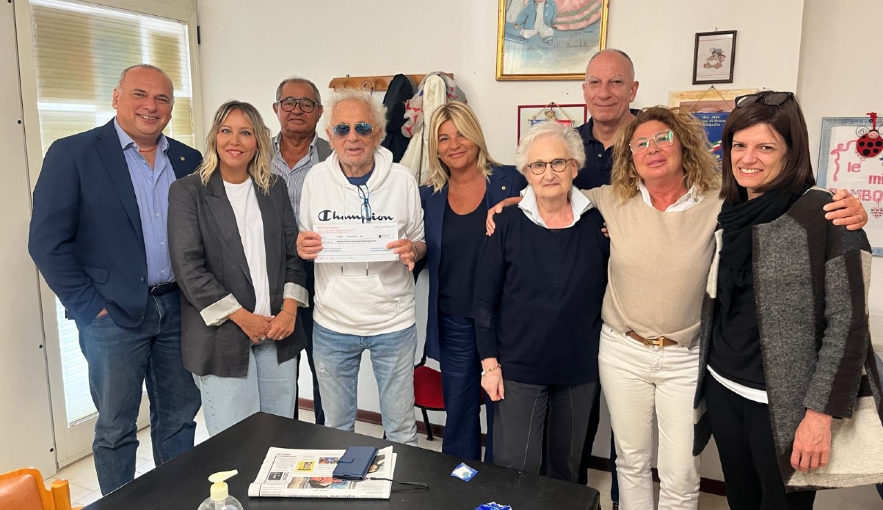 Fidapa bpw Italy, Lions club, Panathlon Senigallia e Rotary club hanno effettuato una donazione comune a favore dell’Associazione Oncologica Senigalliese