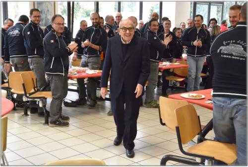 Francesco Merloni compie 99 anni: gli auguri dei dipendenti di Ariston Group