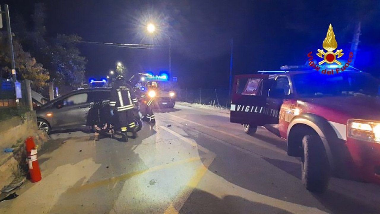 L'incidente in via Flaminia a Fano