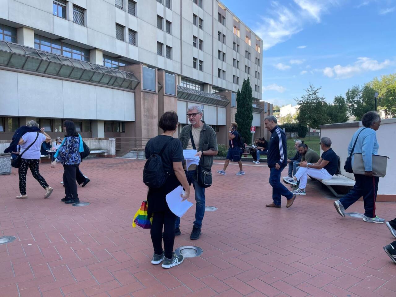 La protesta della settimana scorsa (foto per gentile concessione del Comitato)