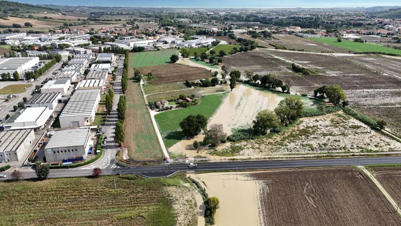 Castelfidardo dopo l'alluvione