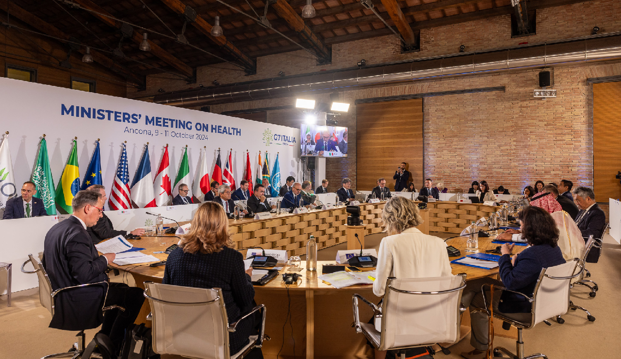 Lavori in corso dei ministri al G7 Salute ad Ancona (Foto: G7 Salute Italia)