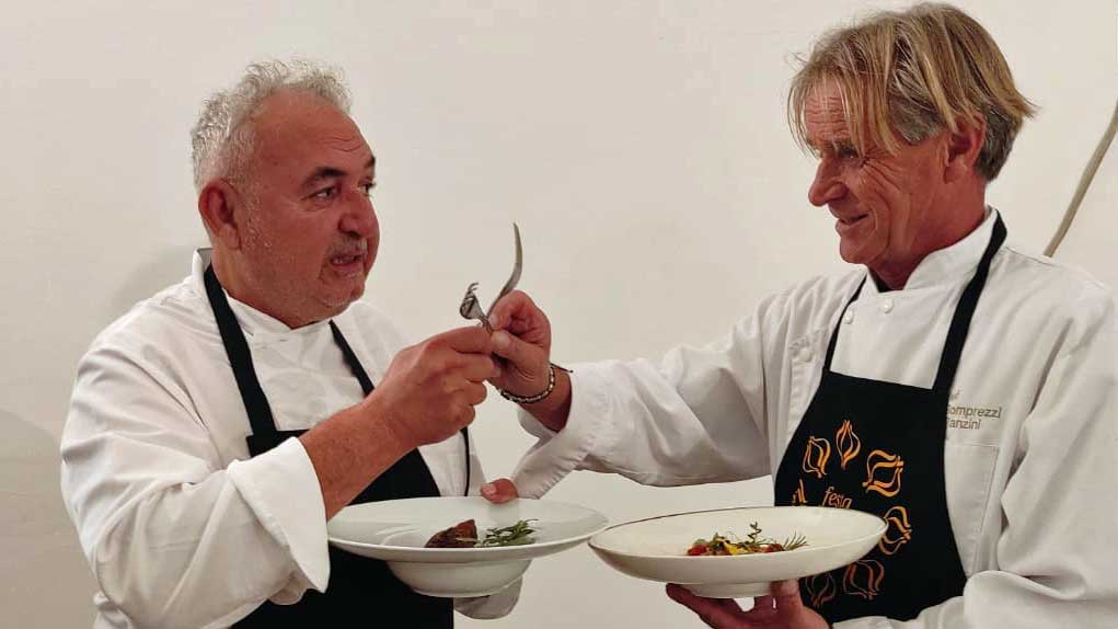 Serritelli e Bomprezzi, i due chef di Ma(r)CheChef (foto ufficio stampa)