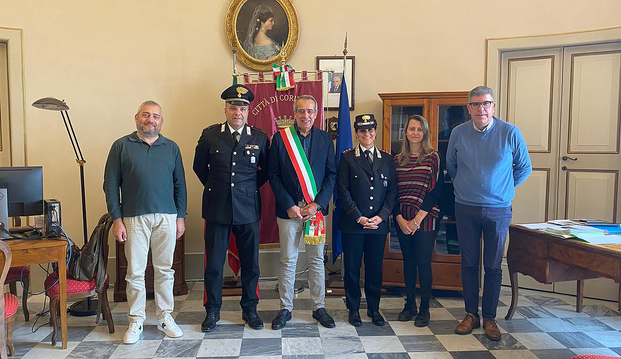 I vertici locali dei carabinieri incontrano la giunta di Corinaldo