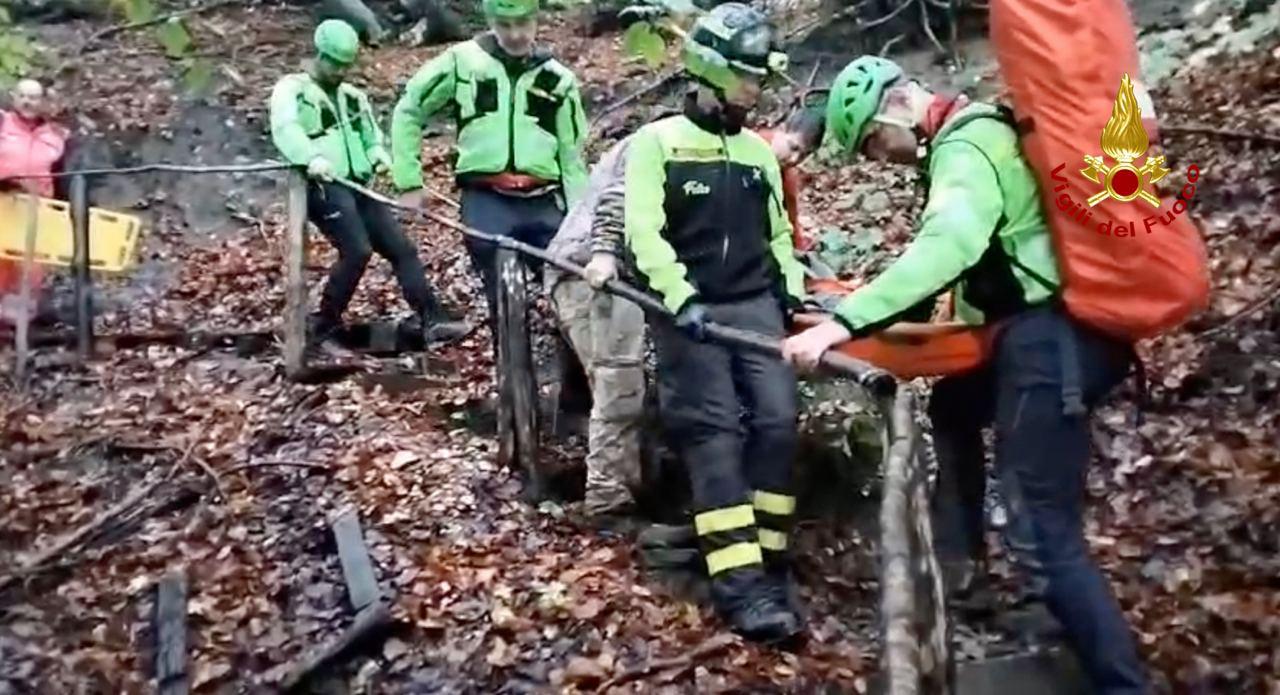 Malore a caccia, Montegallo