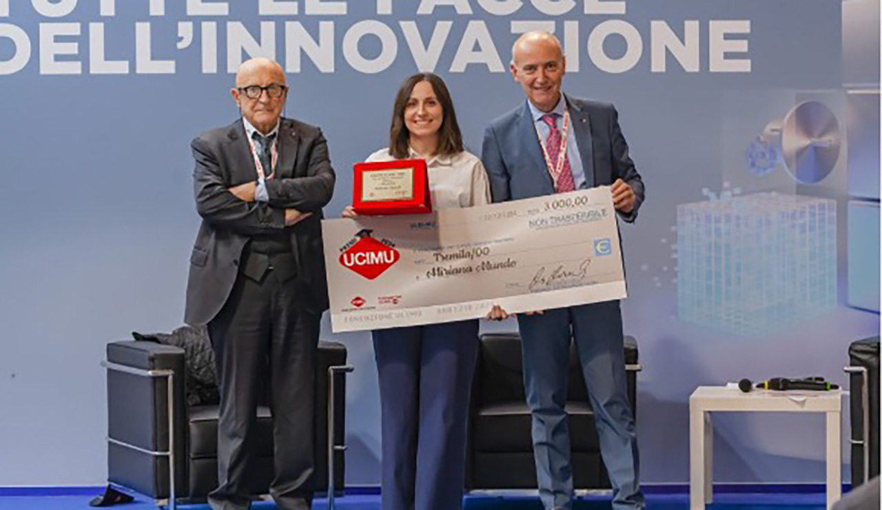 Fra i migliori studi dell’industria italiana della macchina utensile, premiata Miriana Mundo, laureata Univpm