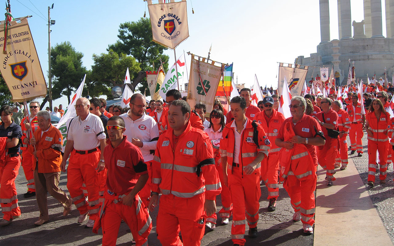 Volontari dell'Anpas Marche