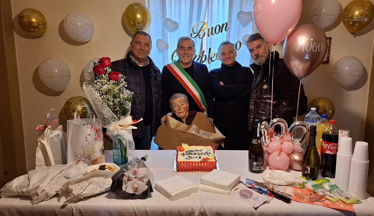 San Benedetto del Tronto, compie 100 anni la signora Bice Piattoni