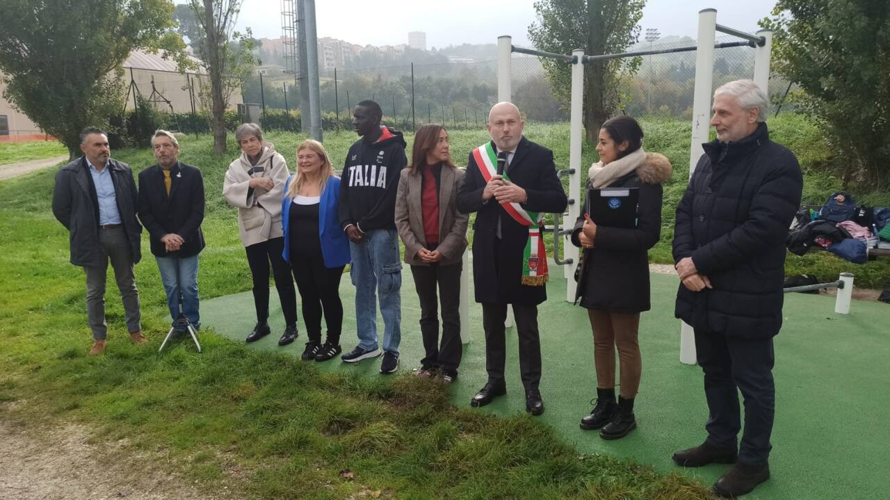 L'inaugurazione al parco della Montagnola