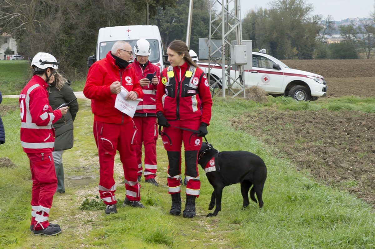 La maxi esercitazione della Croce rossa di Osimo