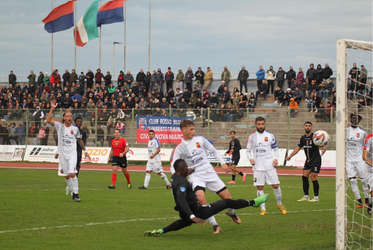 Uno scatto di Civitanovese-Chieti (foto Chieti FC 1922)