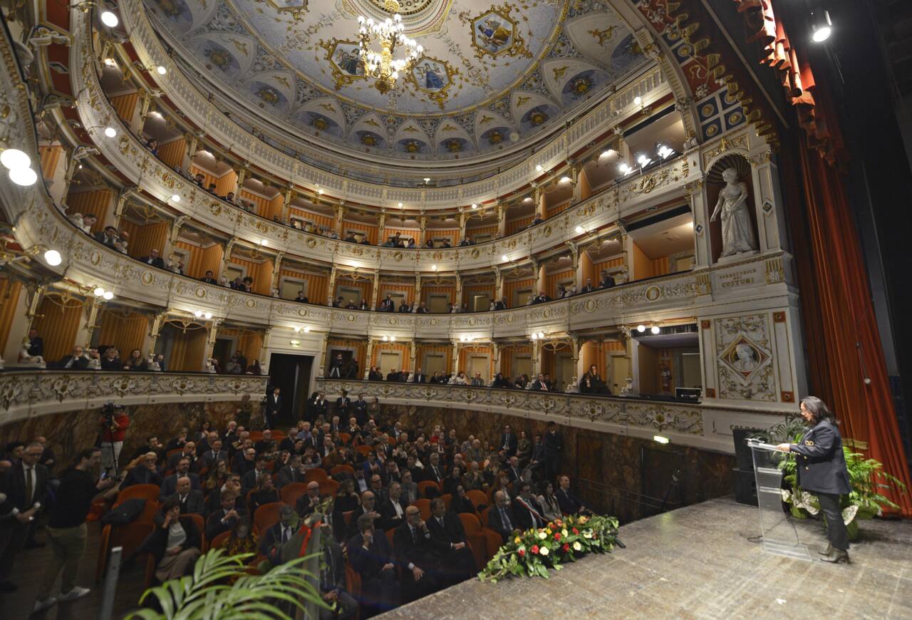 Al teatro di Cagli l'assemblea pubblica di Confindustria Pesaro Urbino