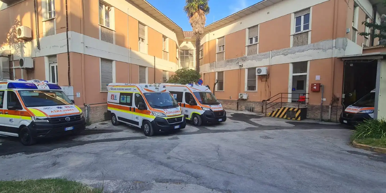 Le ambulanze della Potes 118 di Senigallia