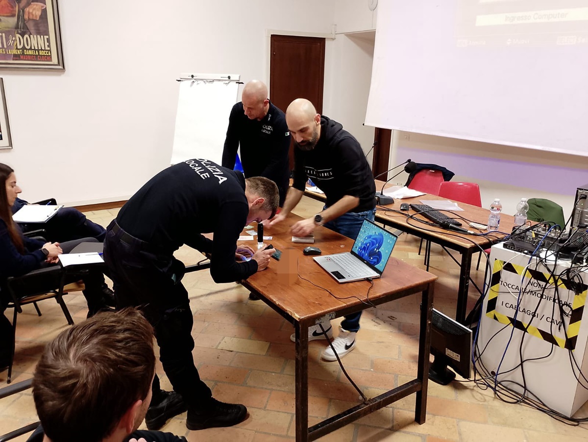 La Polizia locale di Castelfidardo al lavoro