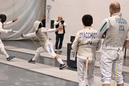 Scherma, lo jesino Diego Stacchiotti tra gli under 14 di “Un giorno da Campione” coi big del fioretto azzurro