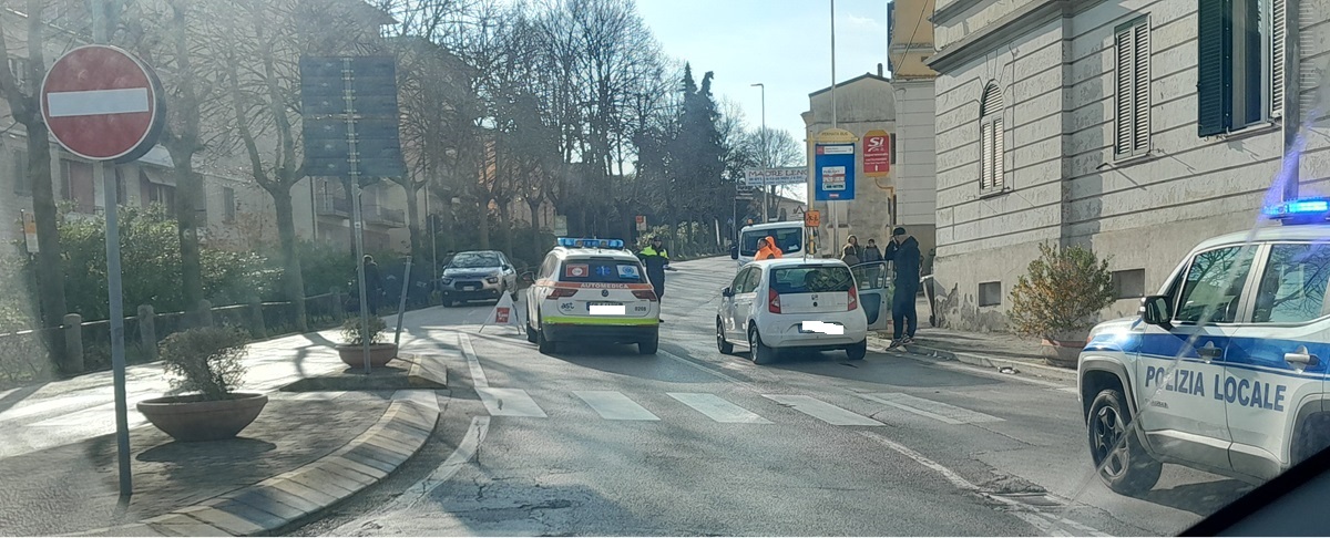 La scena dell'incidente