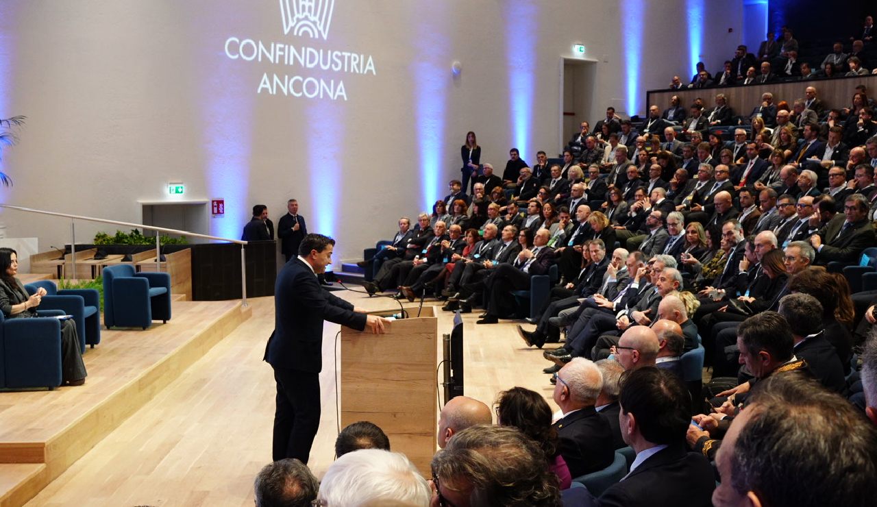 Il presidente di Confindustria Ancona Diego Mingarelli