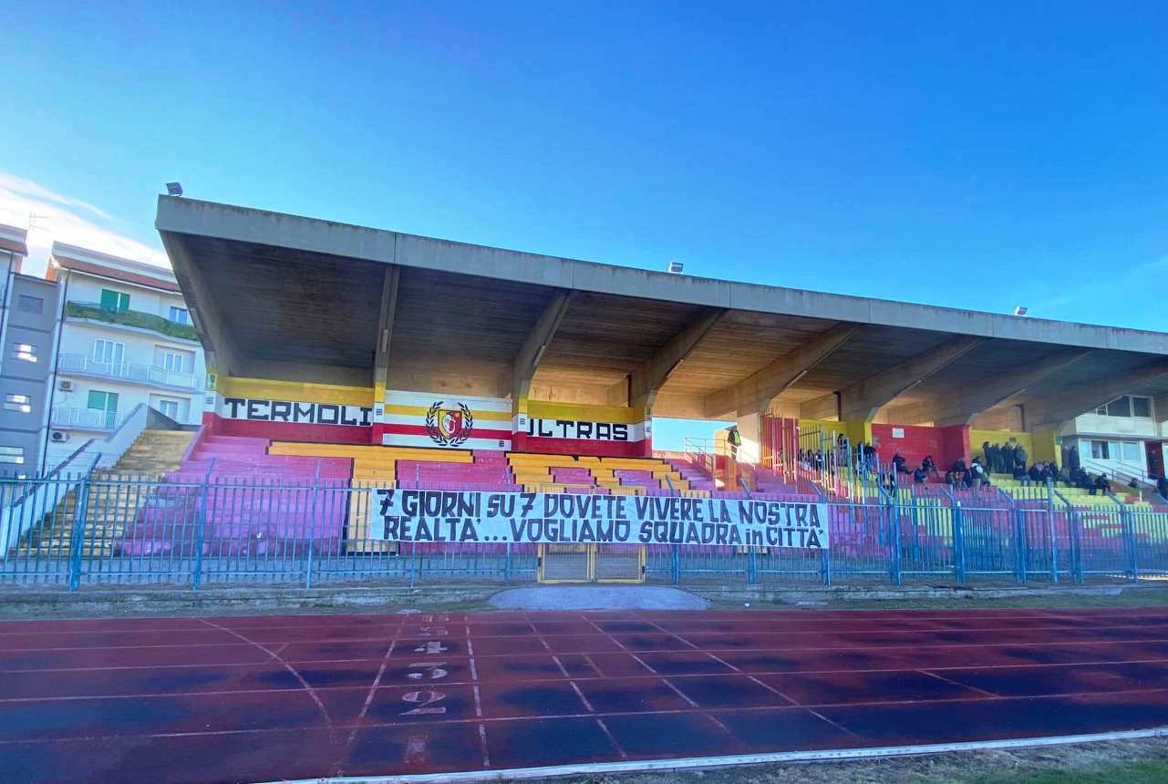 Lo stadio Cannarsa di Termoli