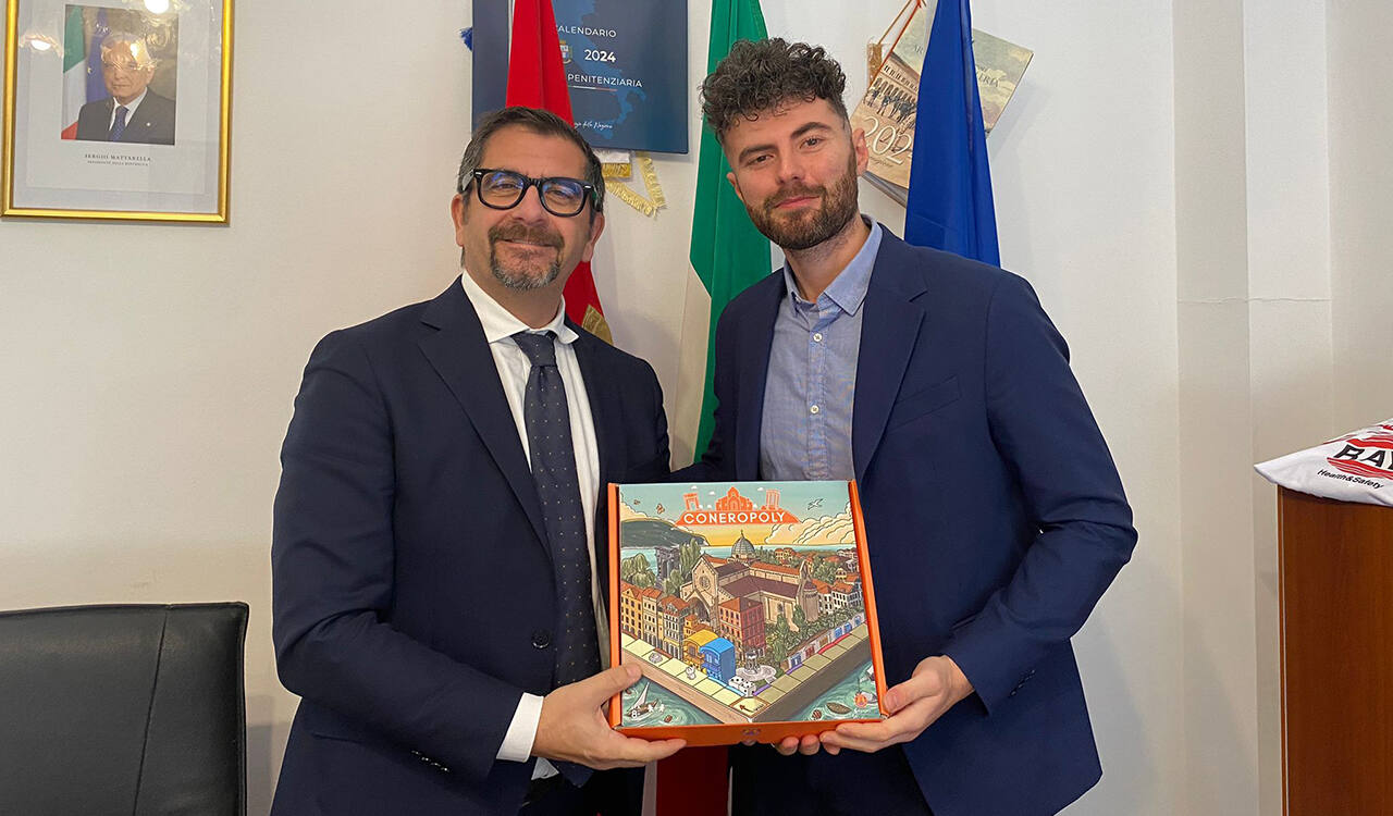 Daniele Silvetti con Francesco Tonti (Foto: Comune di Ancona)