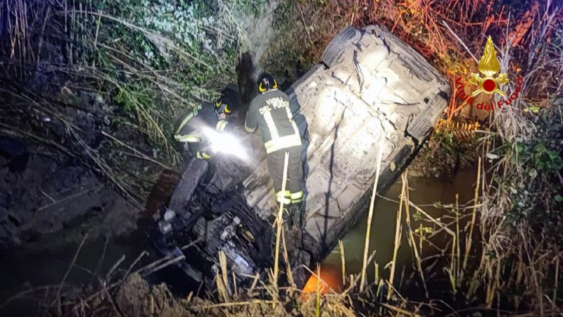 L'incidente stradale a Vallefoglia