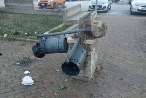 Castelfidardo, vandali incastrati dalla Polizia locale