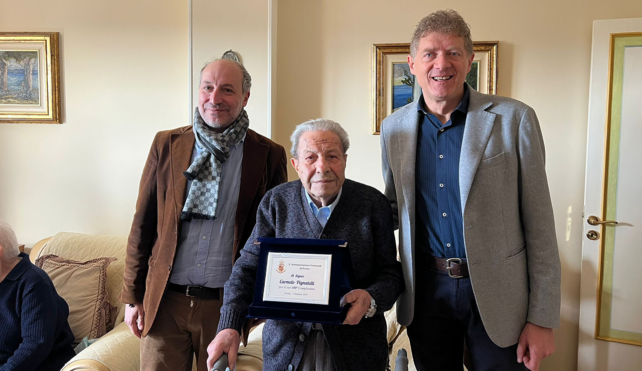 Carmelo Pignatelli compie 100 anni