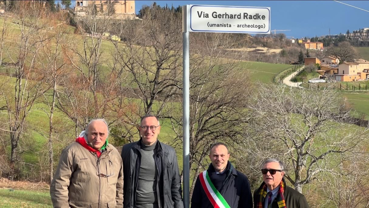 Targa intitolata a Gerhard Radke - Camerino