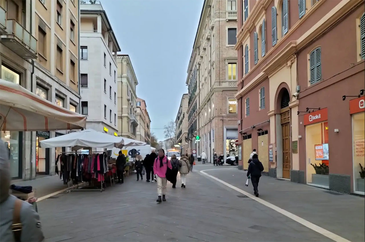 Corso Garibaldi, ad Ancona