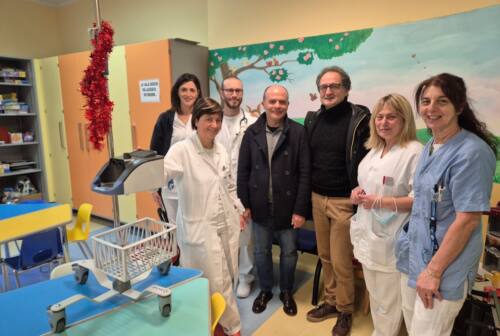 Jesi, il dono della Asd Tennis Sassoferrato alla pediatria dell’ospedale Carlo Urbani