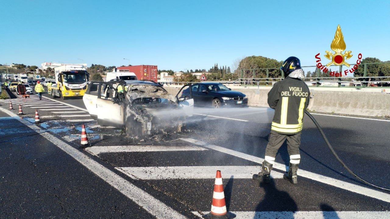 L'incidente stradale nei pressi dello svincolo di Porto San Giorgio