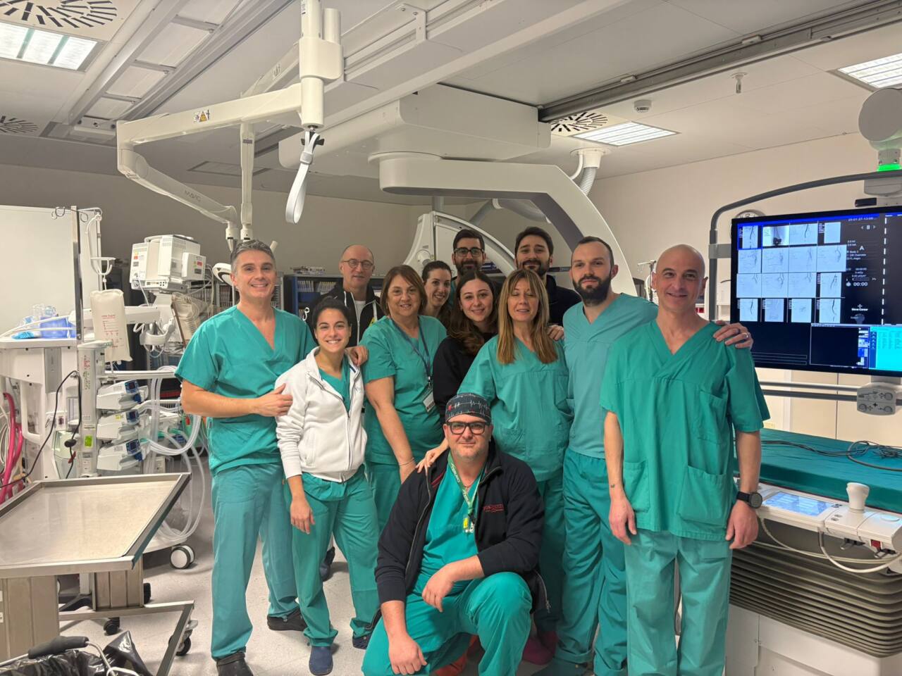 L'equipe di radiologia interventistica