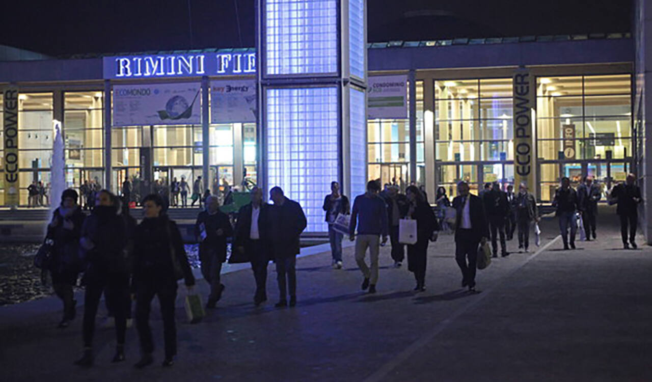 L'ingresso di Rimini Fiere (Foto: Sigep)