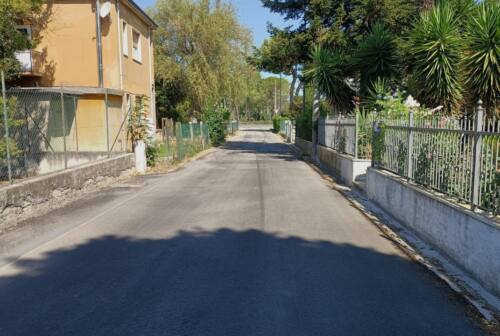 Senigallia, ultimi lavori in strada della Passera