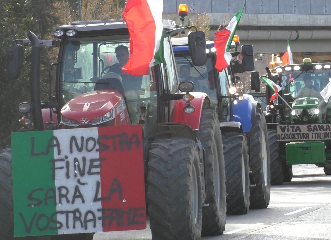 La protesta dei trattori